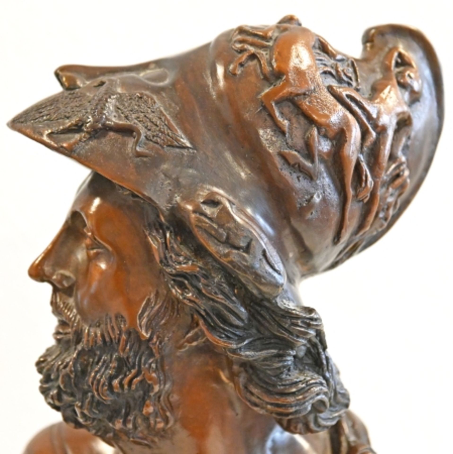 LARCHE Bronzefigur "Männerbüste" - Image 4 of 4