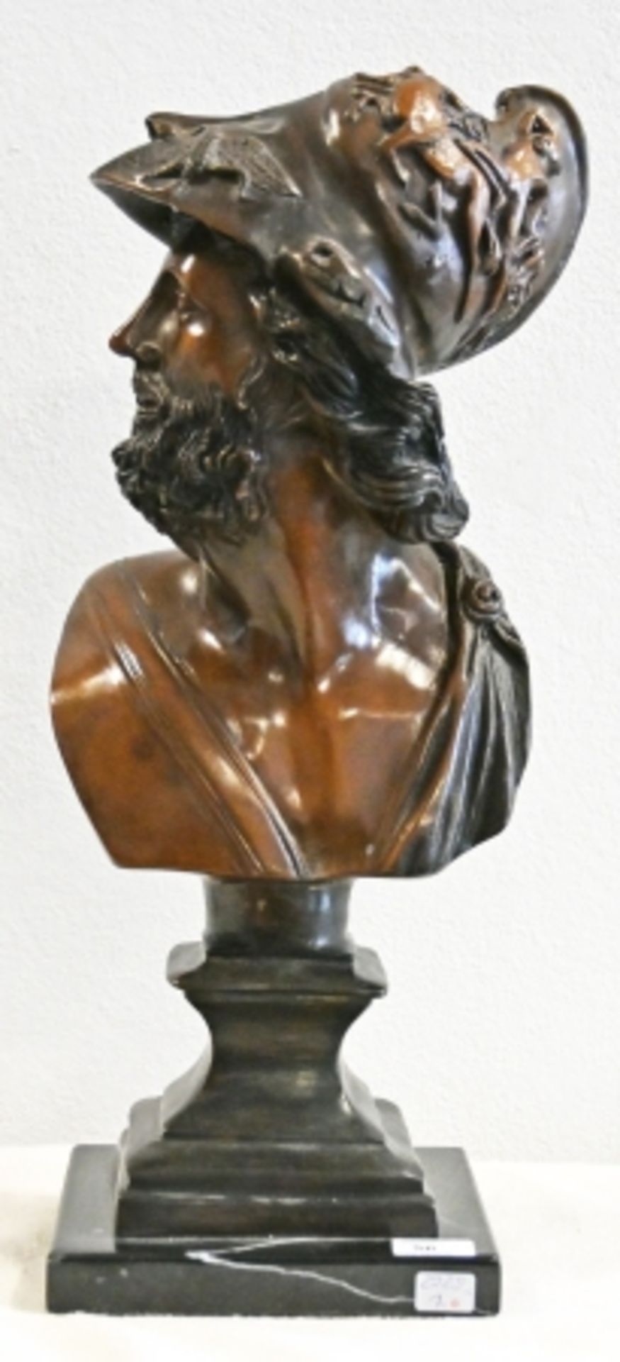 LARCHE Bronzefigur "Männerbüste"