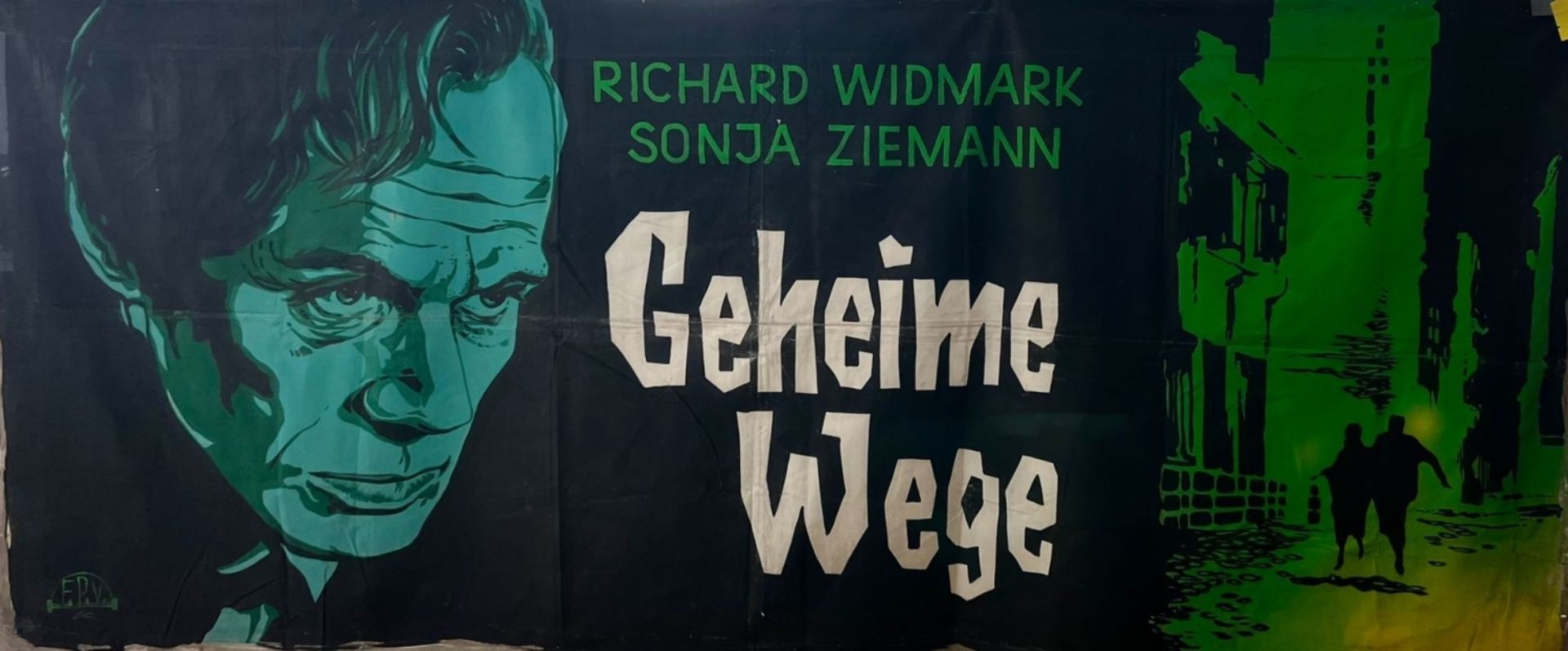 KINOBANNER "Geheime Wege"