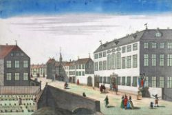 KONSTANZ "Vue de Prevote du Dom Insulé a Constance dans le Rue du Rhein"
