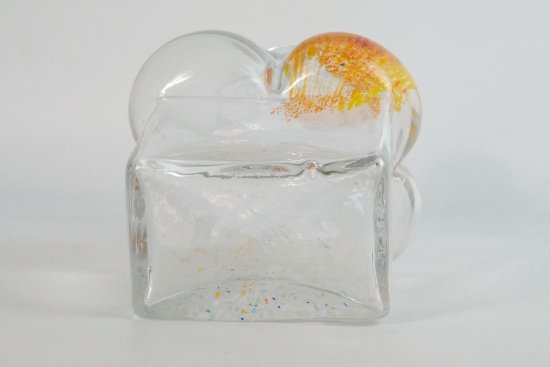 Glasflasche Vase mit vier - Image 3 of 3