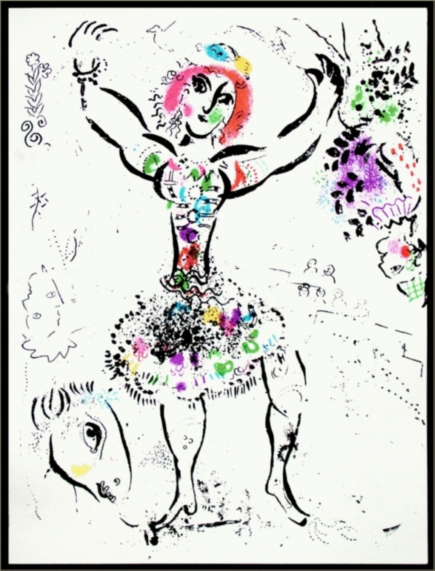 Marc Chagall, "Die Jongleurin"