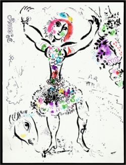 Marc Chagall, "Die Jongleurin"