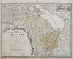 LANDKARTE THURGAU, Homann-Erben 1766