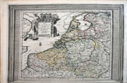 NIEDERLANDE "Les XVII Provinces des Pays Bas...", 1714
