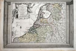 NIEDERLANDE, "Les Provinces unies des Pays...", 1714