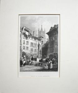 LAUSANNE, Stahlstich 1836
