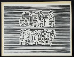 VASARELY, Victor (1906 Pécs - 1997 Paris) Abstrakte Komposition, Siebdruck, 99/100, rechts unten si