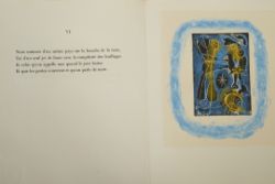 KÜNSTLERBUCH JOAN MIRÓ „Anti-Platon“, sieben Original Farbradierungen /Aquatinta, jeweils 13x9cm, g