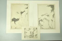 WYSS Franz Anatol - Drei Werke: "Ohne Titel", zwei große Lithographien, die weibliche Akte zeigen, 