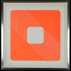 LENK, Thomas (1933-2014), Komposition (1971), Farbserigraphie auf Karton, 67/100, unten rechts sign