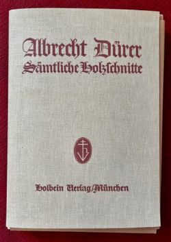 DÜRER, Albrecht Mappe "Sämtliche Holzschnitte", hrsg. Kurth, Willy, 1927 Holbein-Verlag, München. B