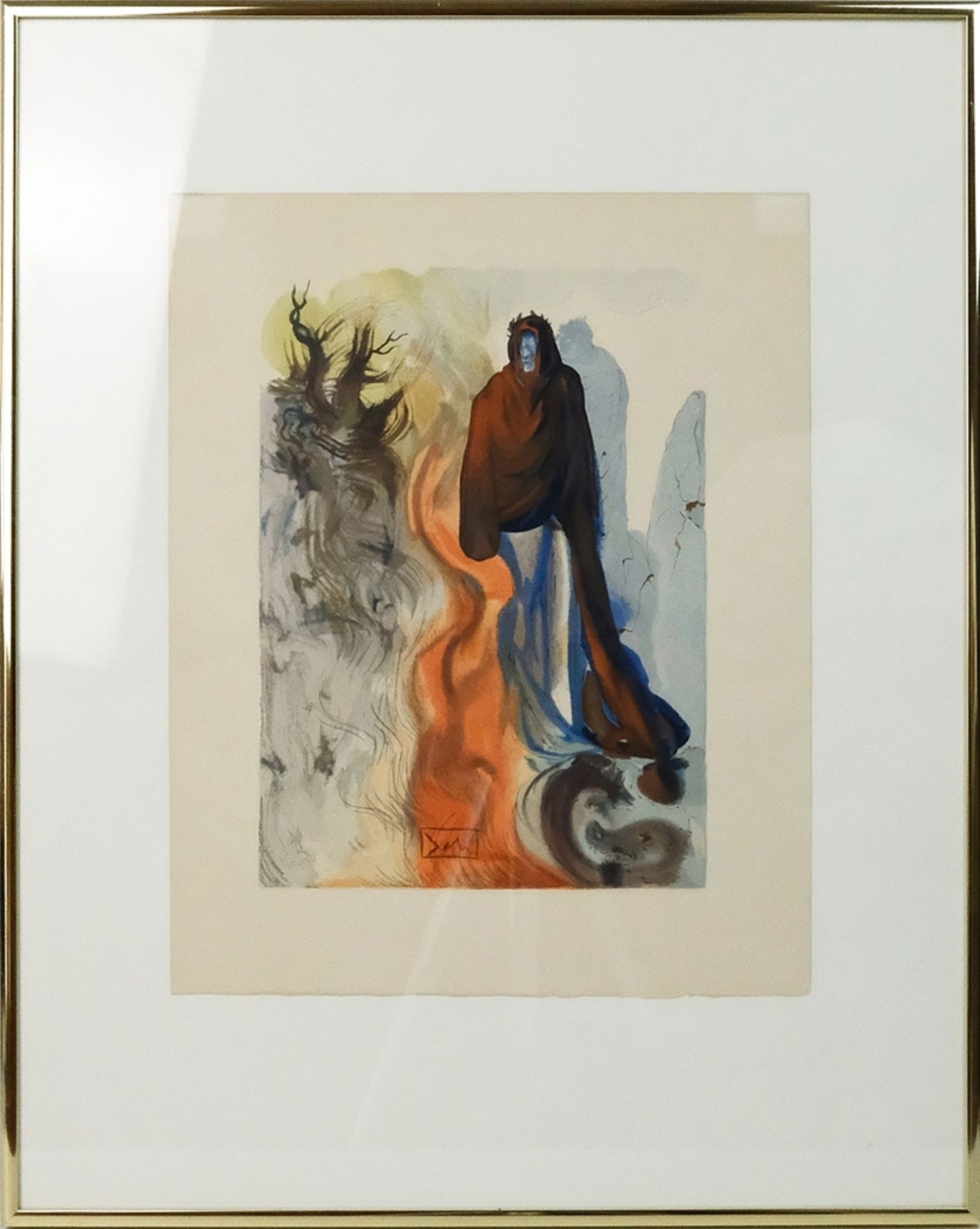 DALI, Salvador (1904 Figueres - 1989 ebenda), Sechs Farblithographien zu Dantes Göttlicher Komödie, - Bild 6 aus 13