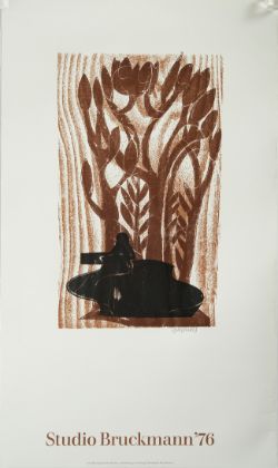 GRIESHABER Helmut Andreas Paul HAP (1909-1981) "Ein Gespräch über Bäume", abstrakte Bäume mit stili