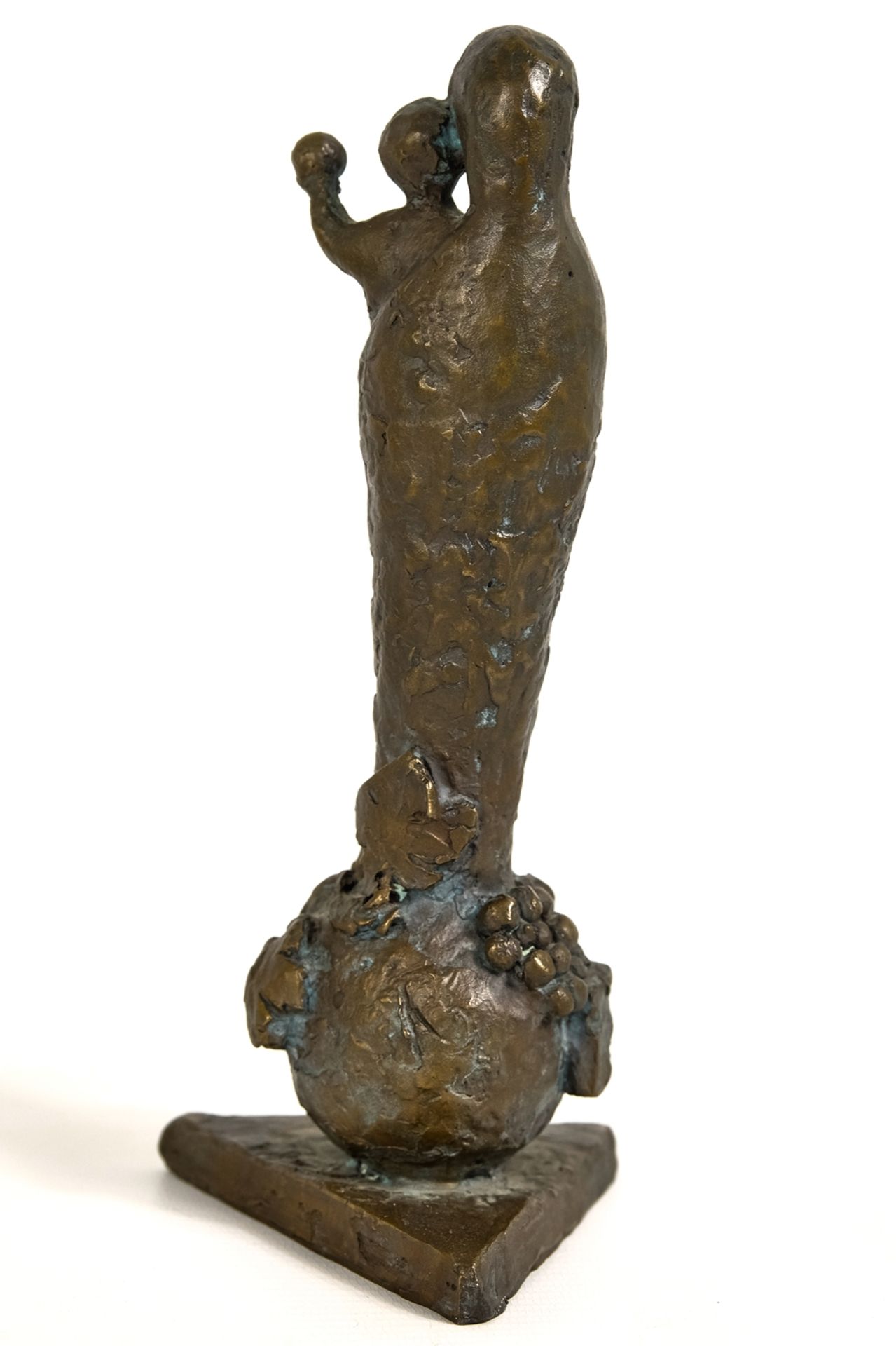 FÜNF BRONZEFIGUREN von Strassacker unterschiedliche Künstler, Höhe zwischen 22cm (Engel) und 30cm ( - Bild 9 aus 19