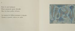 KÜNSTLERBUCH JOAN MIRÓ „Saccades“, sieben Original Farbradierungen /Aquatinta, jeweils 10x13cm, get