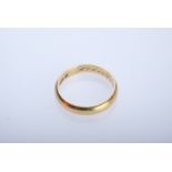 RING schlichte Form, Gr. 51, Gelbgold 585, 2,60g