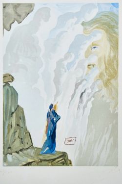 DALI, Salvador (1904 Figueres - 1989 ebenda), Sechs Farblithographien zu Dantes Göttlicher Komödie,