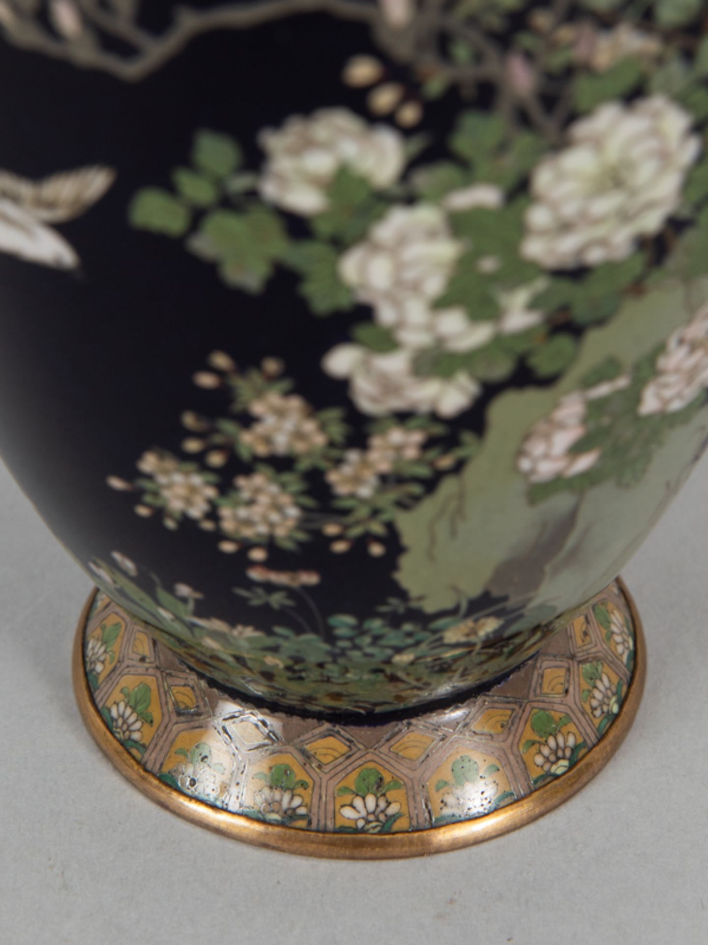 Cloisonné Vase, Japan, Meiji Zeit. - Bild 16 aus 20