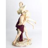 Figurenpaar "Raub der Sabinerin", nach Entwurf von J.J. Kändler (1706 - 1775), Meissen, um 1900.