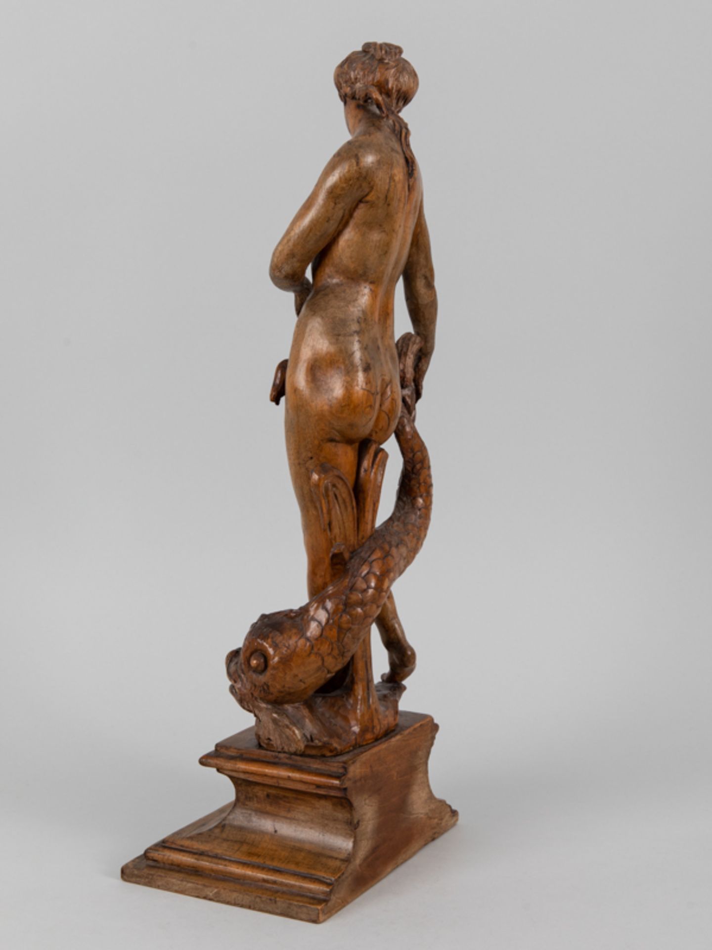 "Venus mit Delphin", Brunnen Statue, 16. Jh. - Image 8 of 9