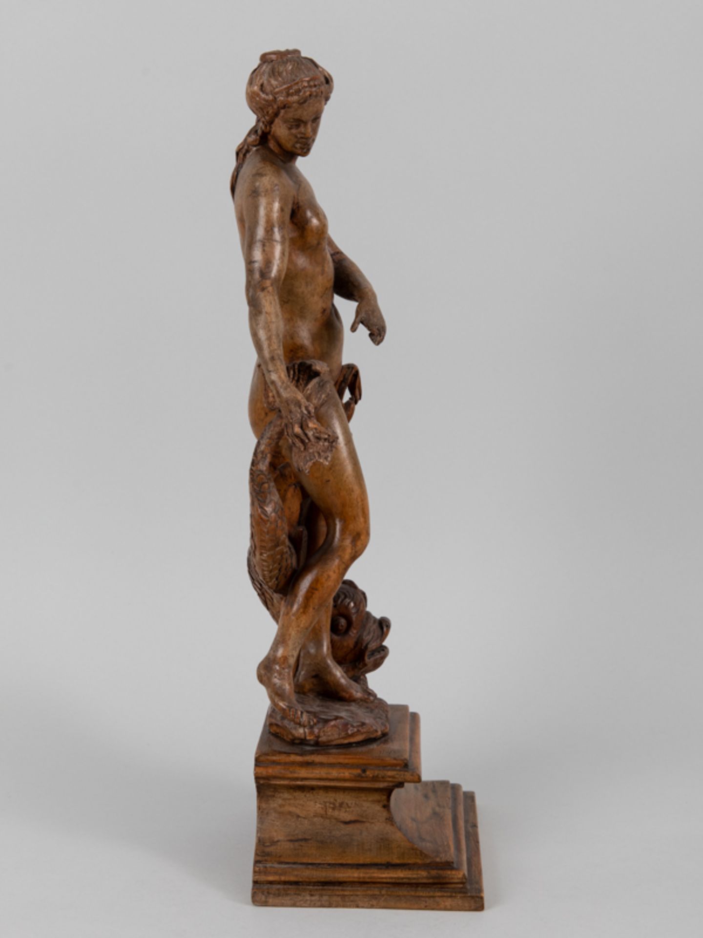 "Venus mit Delphin", Brunnen Statue, 16. Jh. - Image 5 of 9