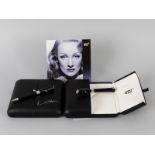 "Special Edition Marlene Dietrich", Kugelschreiber & Füllfederhalter, Montblanc, 21. Jahrhundert.