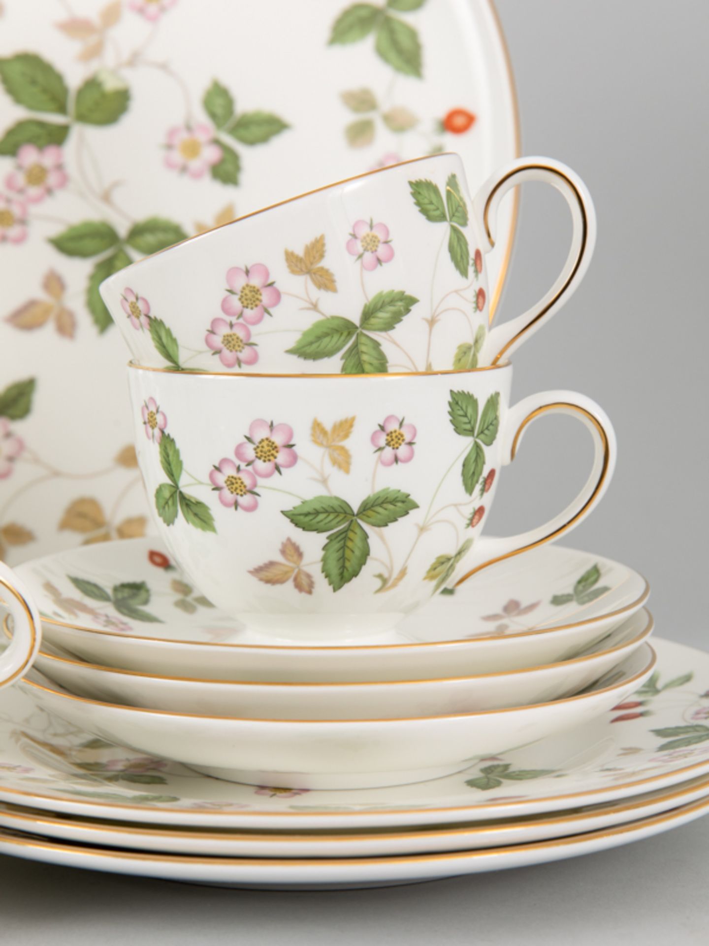 Konvolut Kaffeeservice "Wild Strawberry", Wedgwood, England, 20. Jh. - Bild 6 aus 7