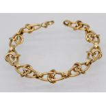 Goldenes Gliederarmband, 20. Jh.