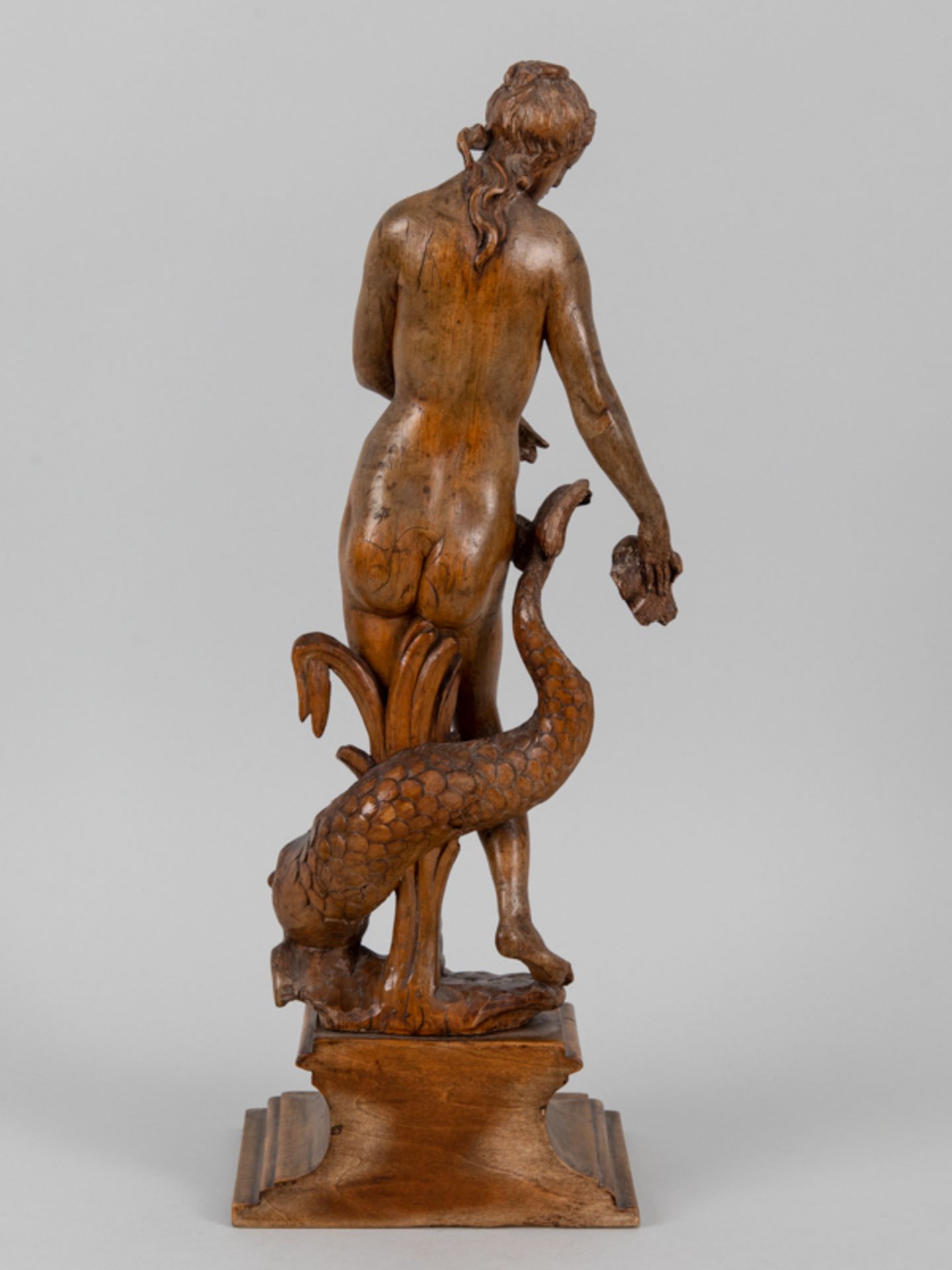 "Venus mit Delphin", Brunnen Statue, 16. Jh. - Image 7 of 9