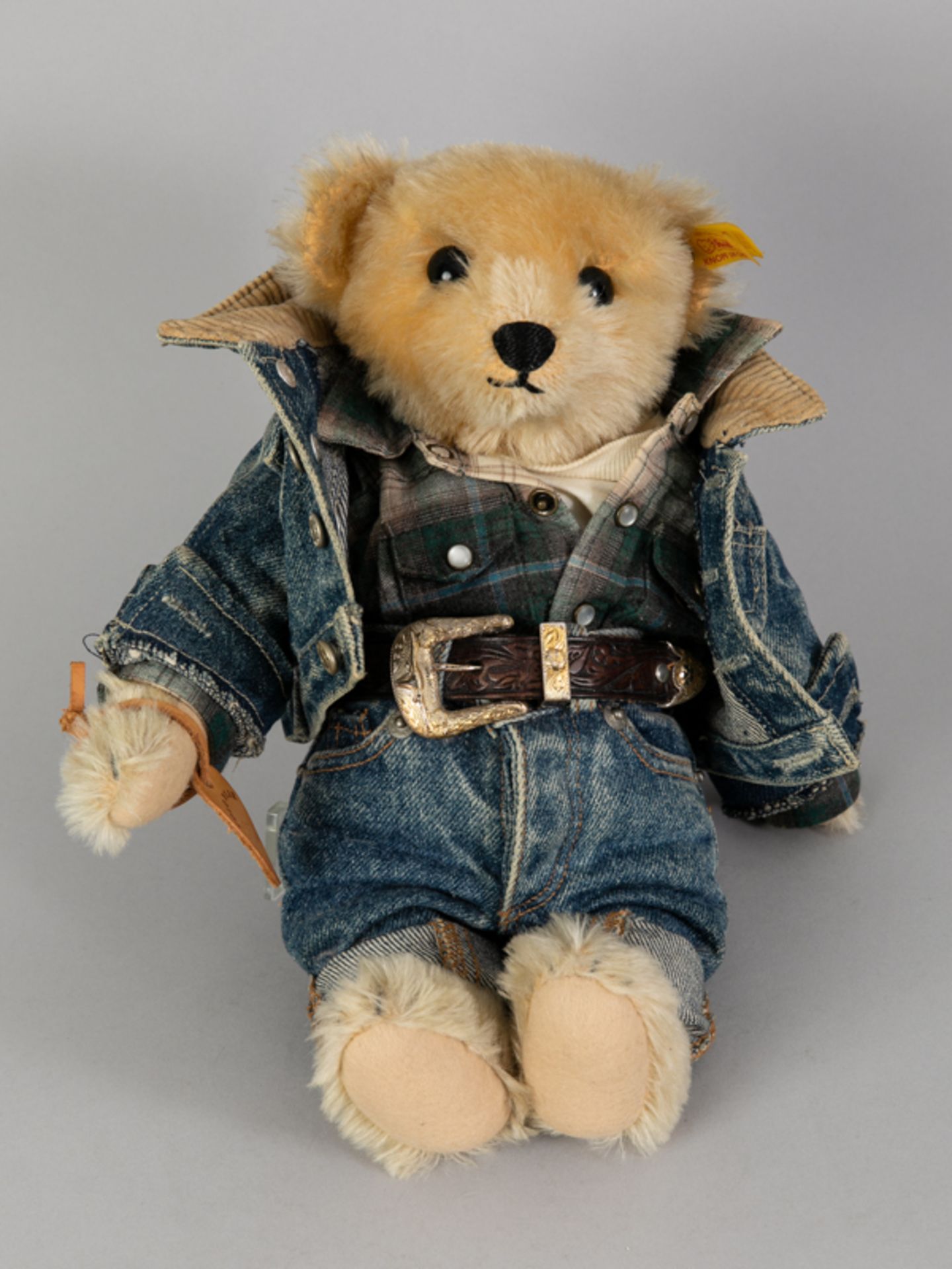 Steiff Teddy, Ralph Lauren, "Ranch Bear", 1991.