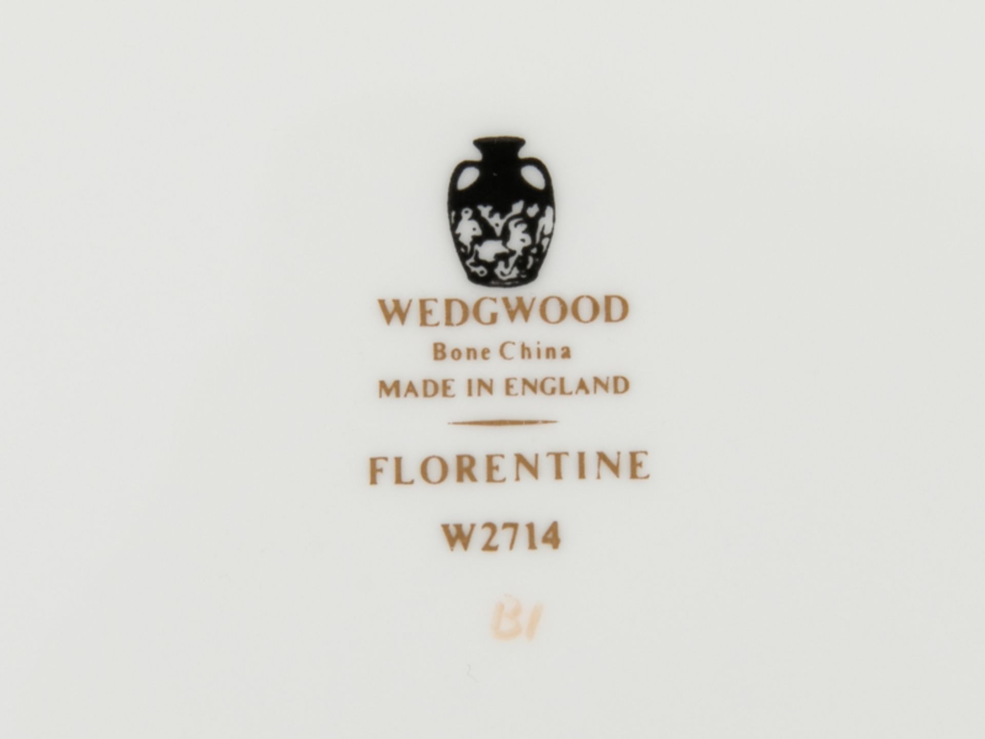 10 Essteller Form "Florentine Turquoise", Wedgwood, 20. Jh. - Bild 3 aus 3