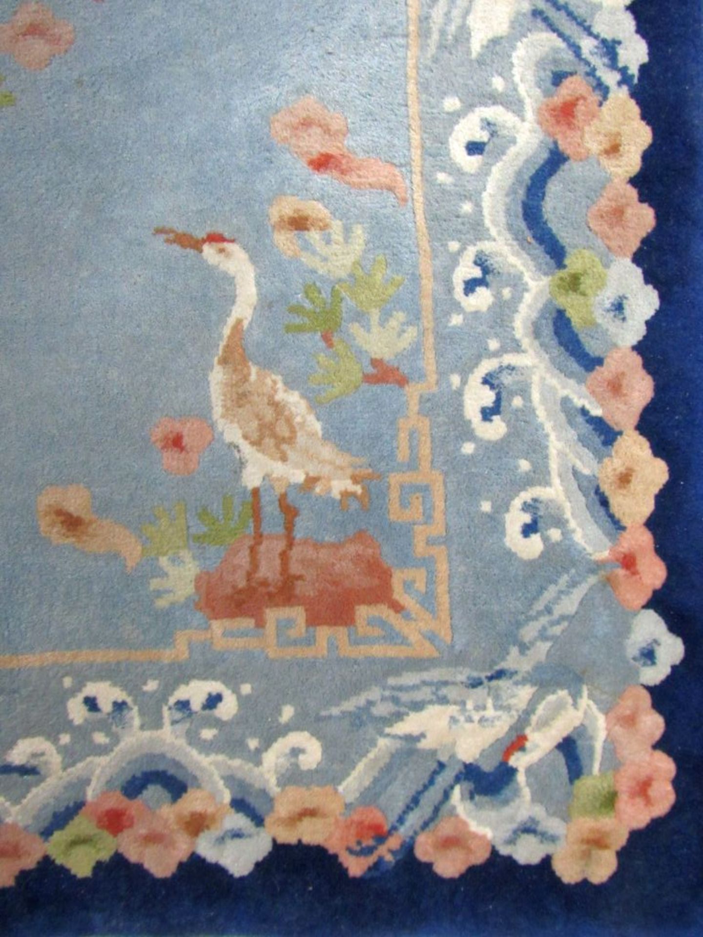 Handgeknüpfter Teppich asiatisches - Image 7 of 9