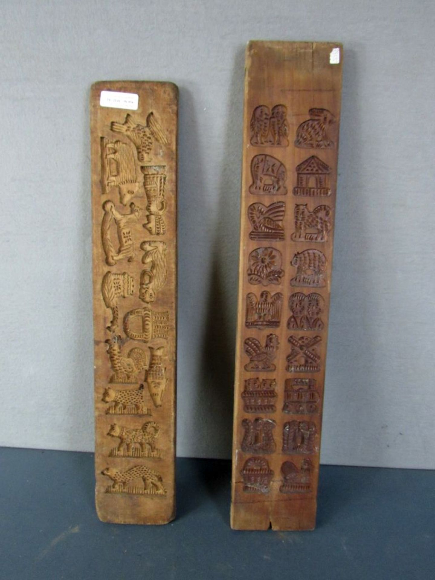 Zwei antike Lebkuchenformen 63cm und