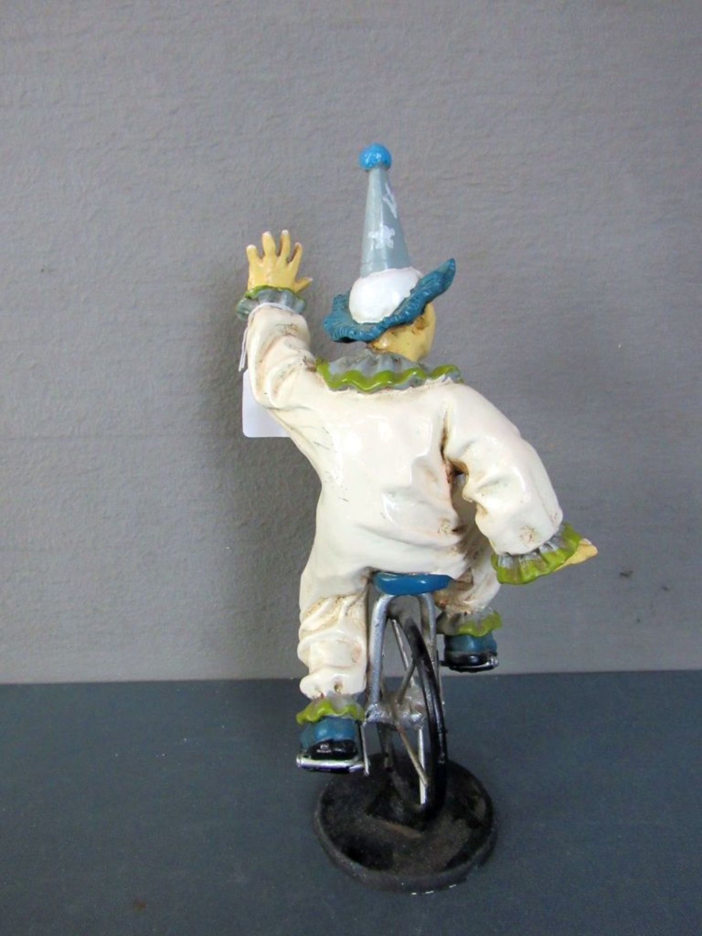 Figur Clown auf Einrad 37cm - Image 4 of 6