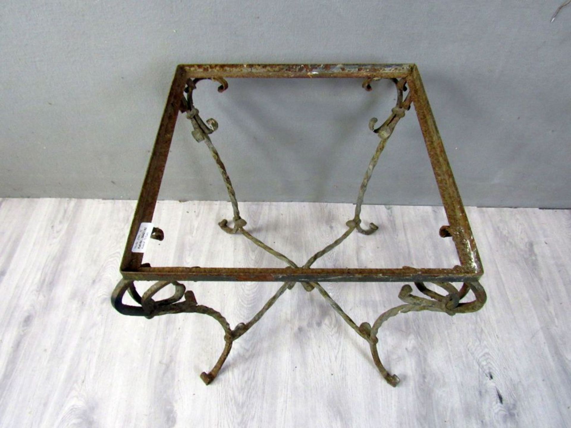 Antikes Tischgestell handgeschmiedet - Image 2 of 5