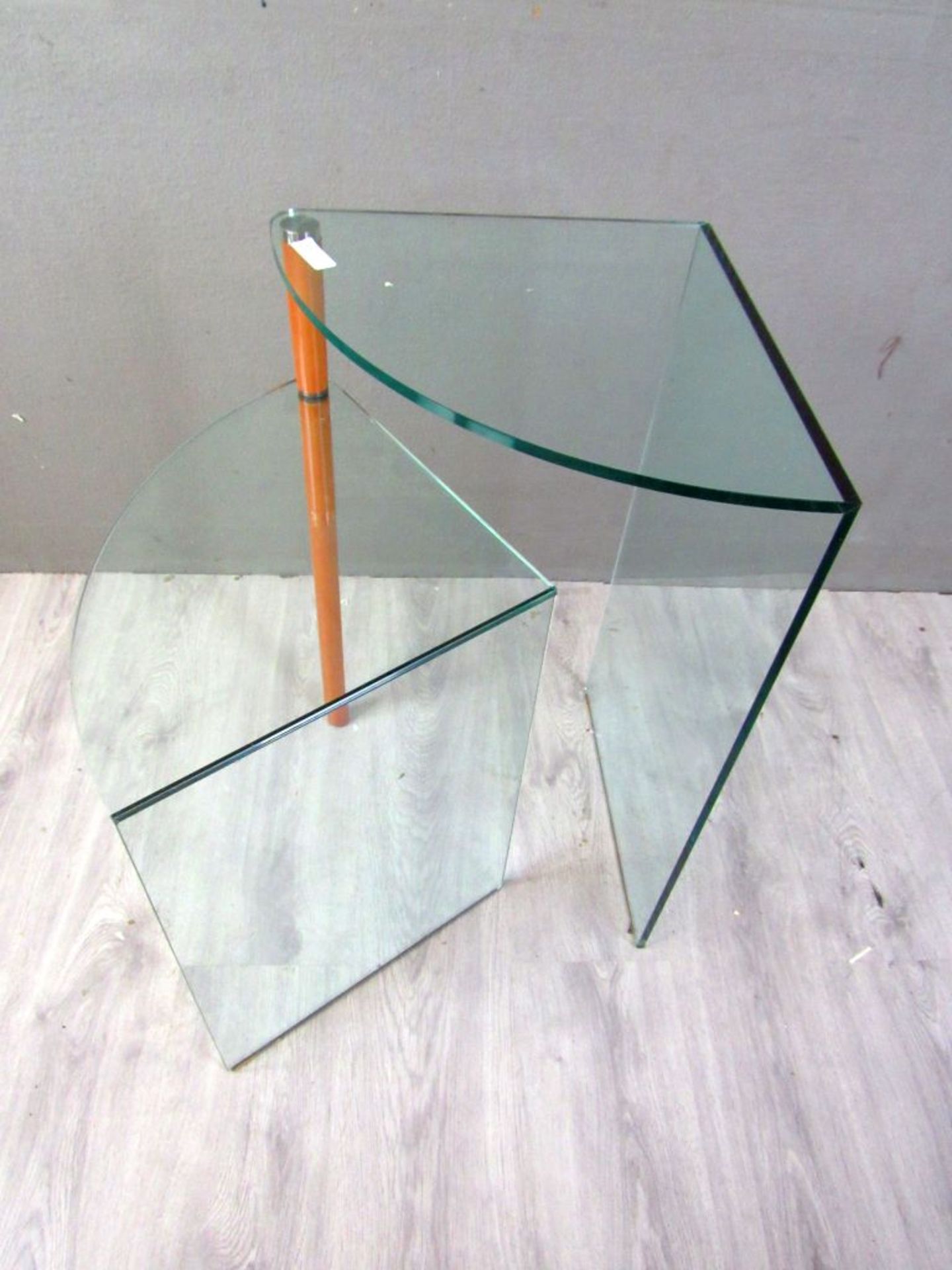 Eckregal Design schweres Glas - Image 2 of 5