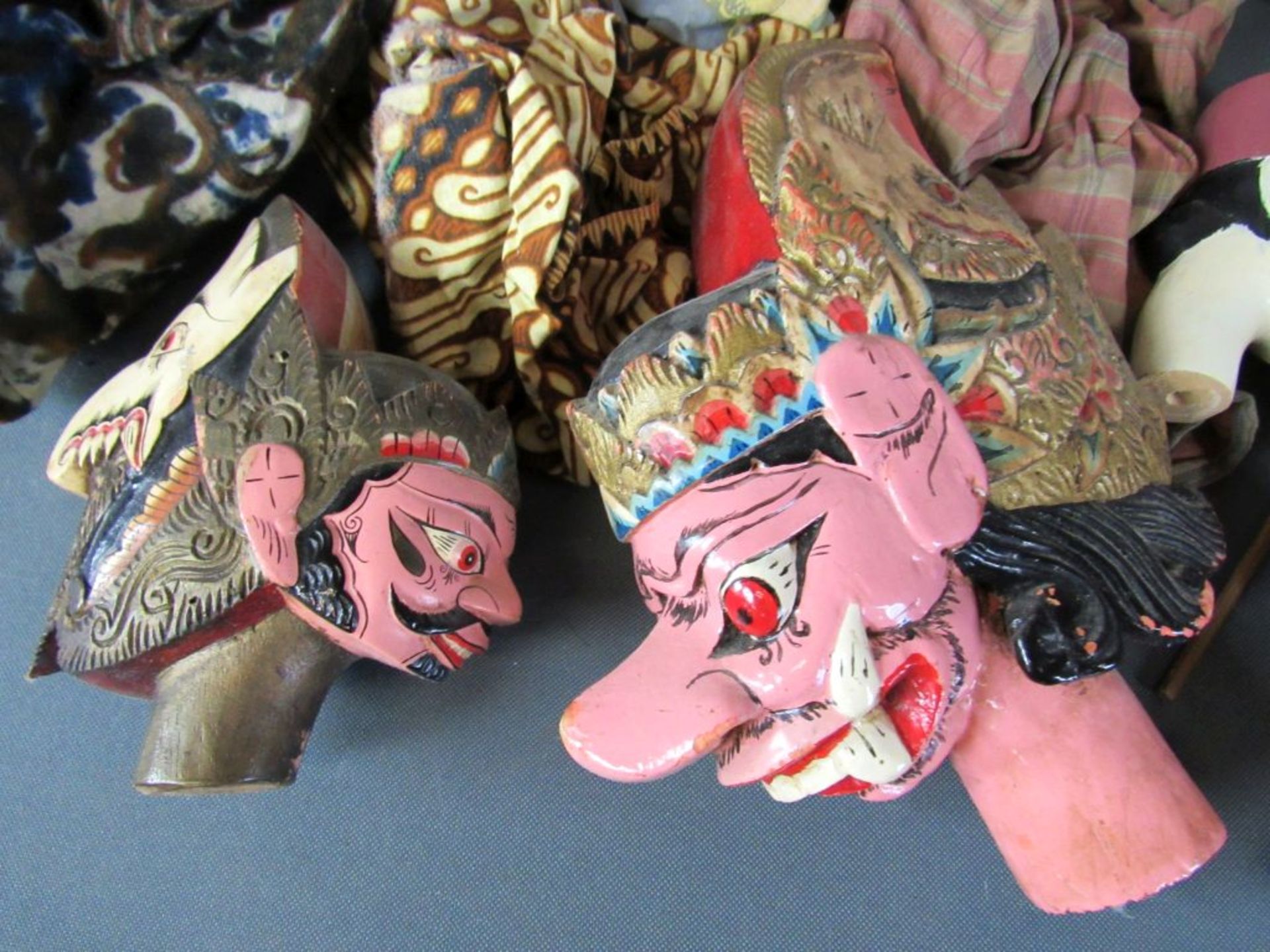 Konvolut asiatische Marionetten sehr - Image 6 of 9