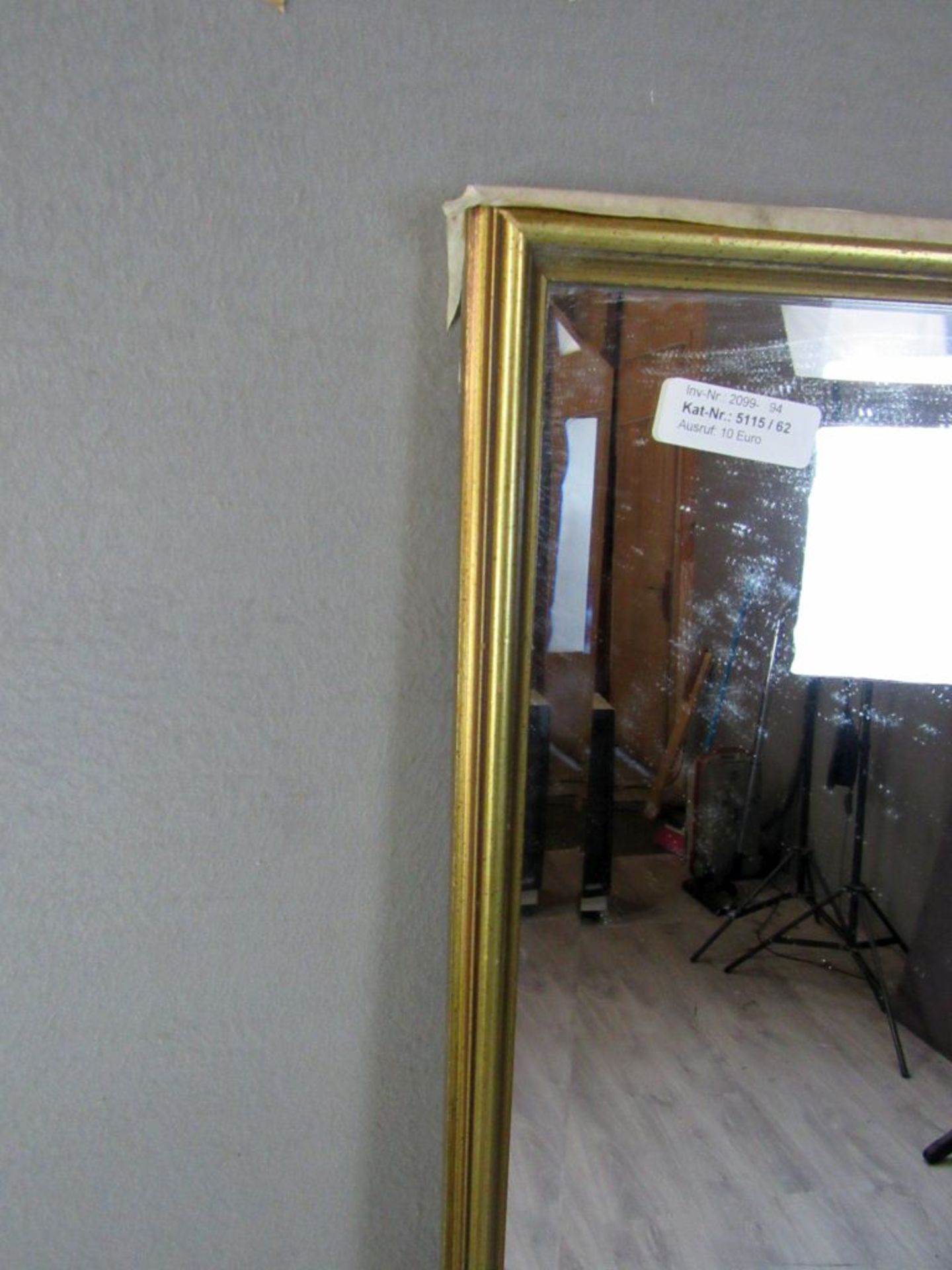 Wandspiegel Facettschliff goldene - Image 4 of 5