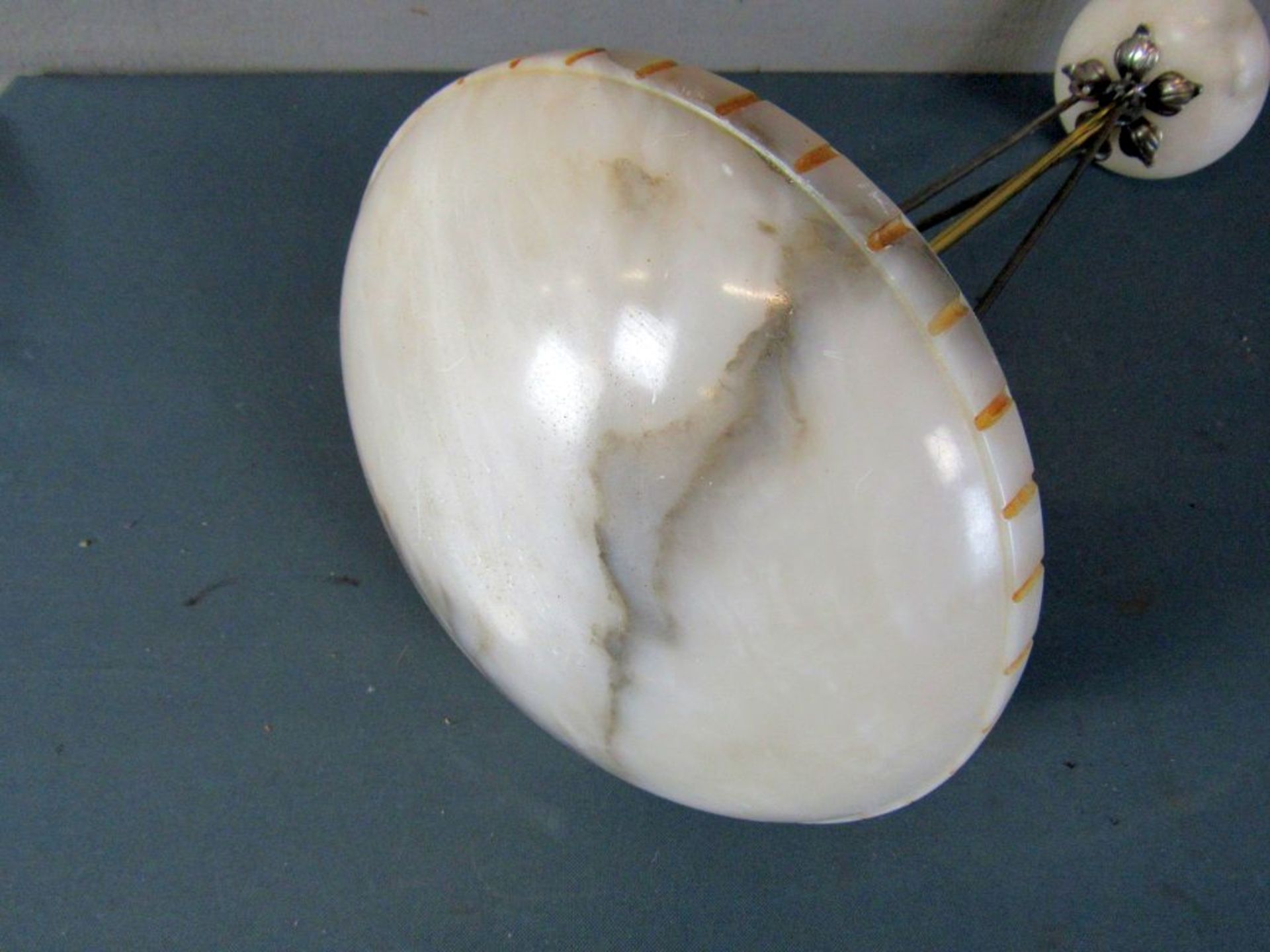 Art Deco Deckenlampe Alabaster 54 cm - Image 7 of 7