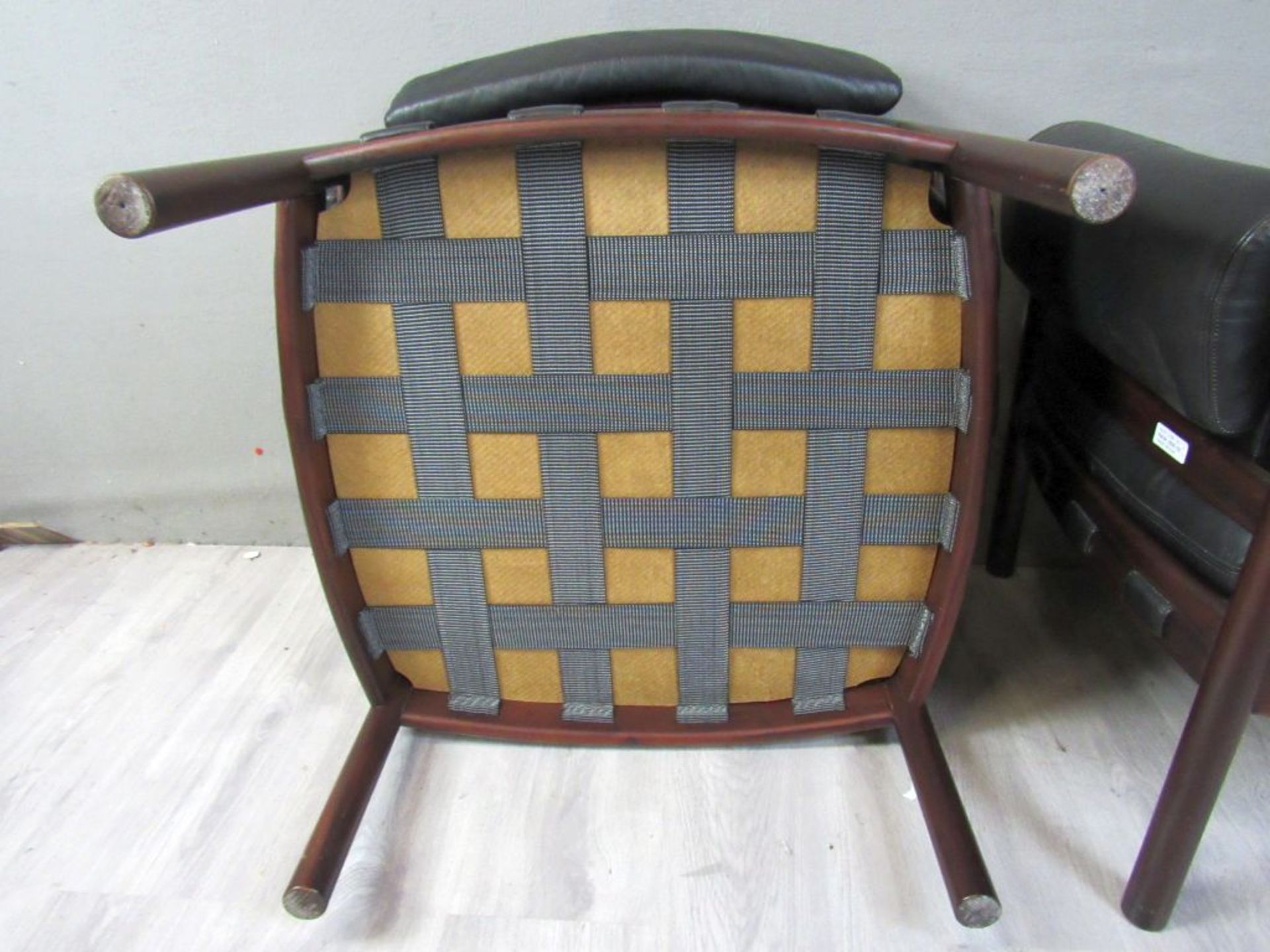 2 Designer Sessel Rosewood Leder - Image 9 of 10