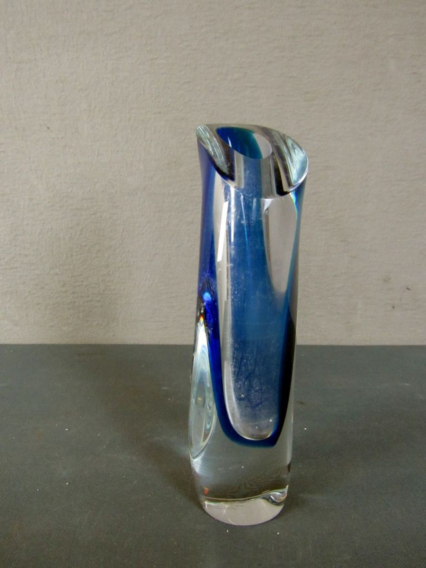 Glasvase Kosta 24cm hoch blauklar - Image 2 of 6