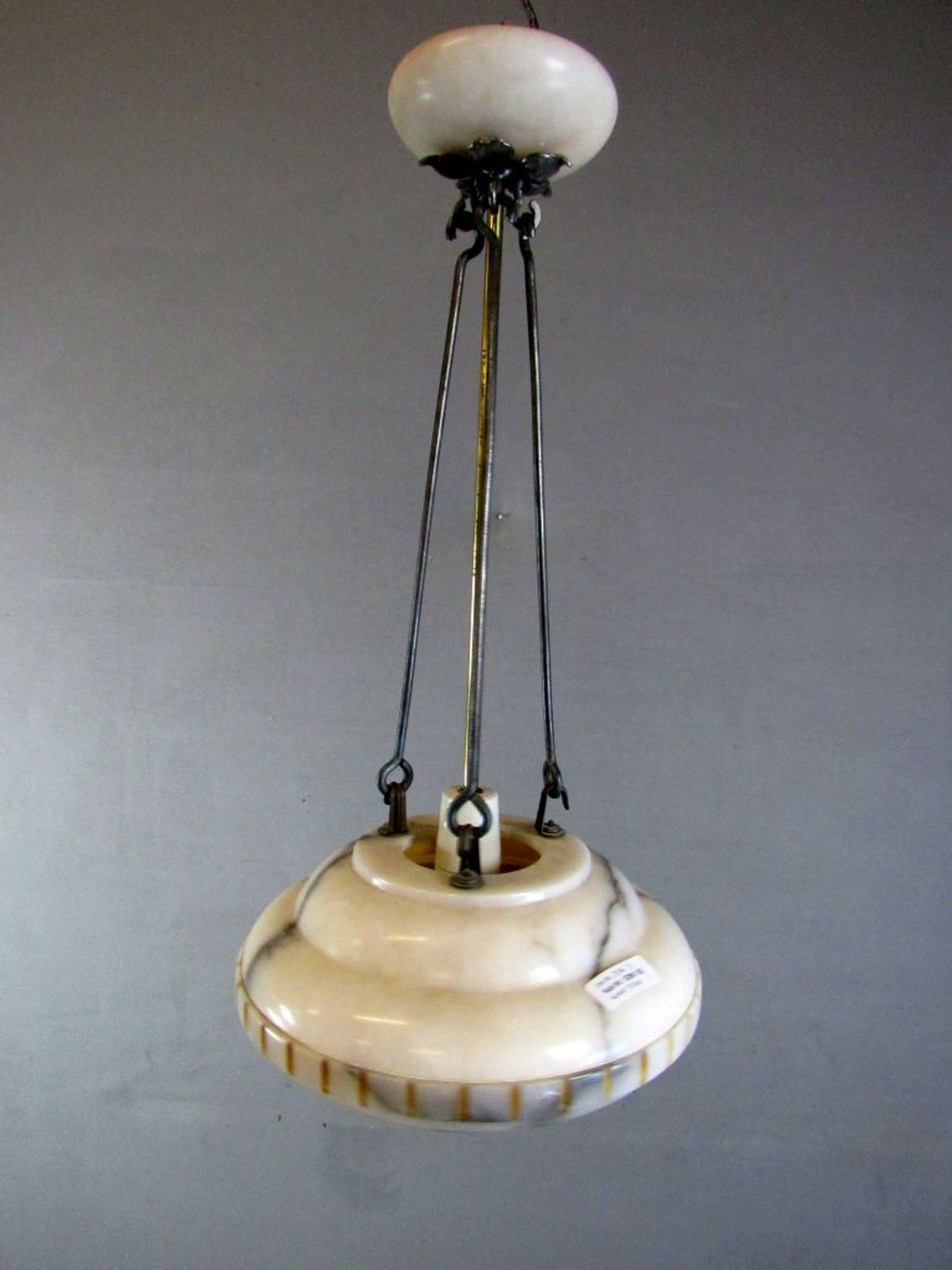 Art Deco Deckenlampe Alabaster 54 cm
