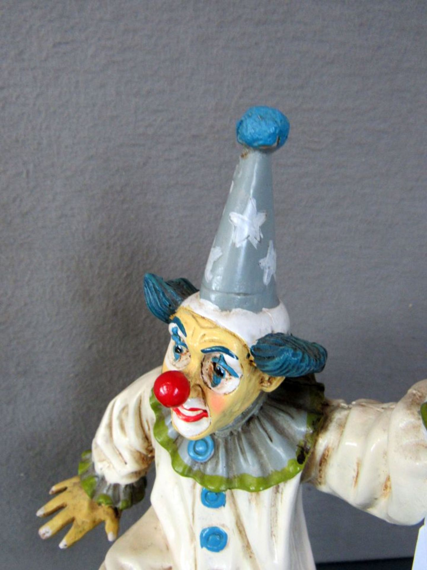 Figur Clown auf Einrad 37cm - Image 2 of 6