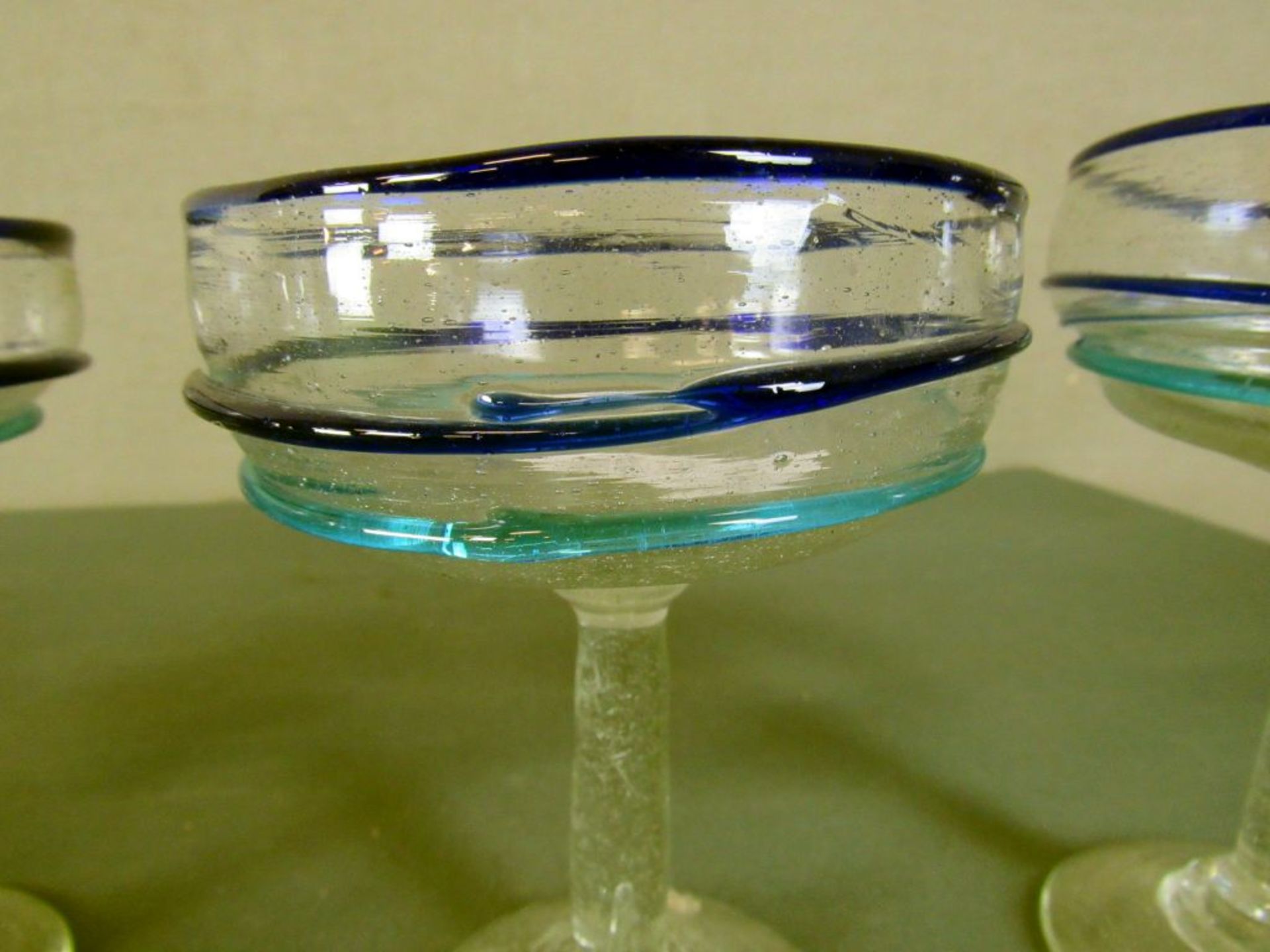 Vier Designer Glasbecher 15cm - Image 4 of 6