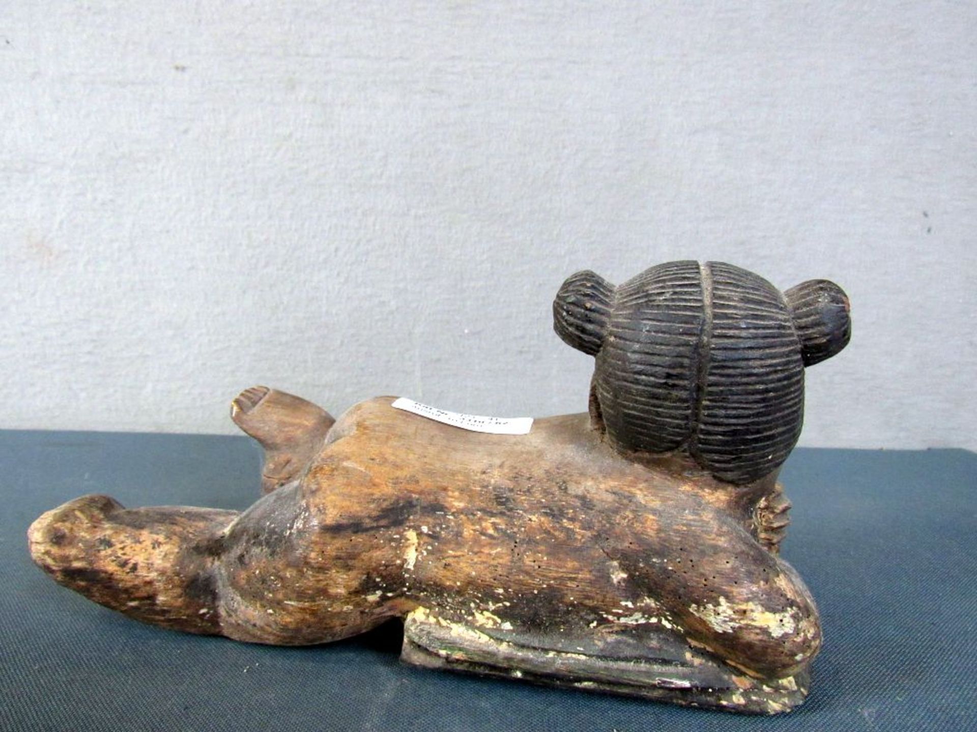 Antike Skulptur asiatisches Mädchen - Image 4 of 5