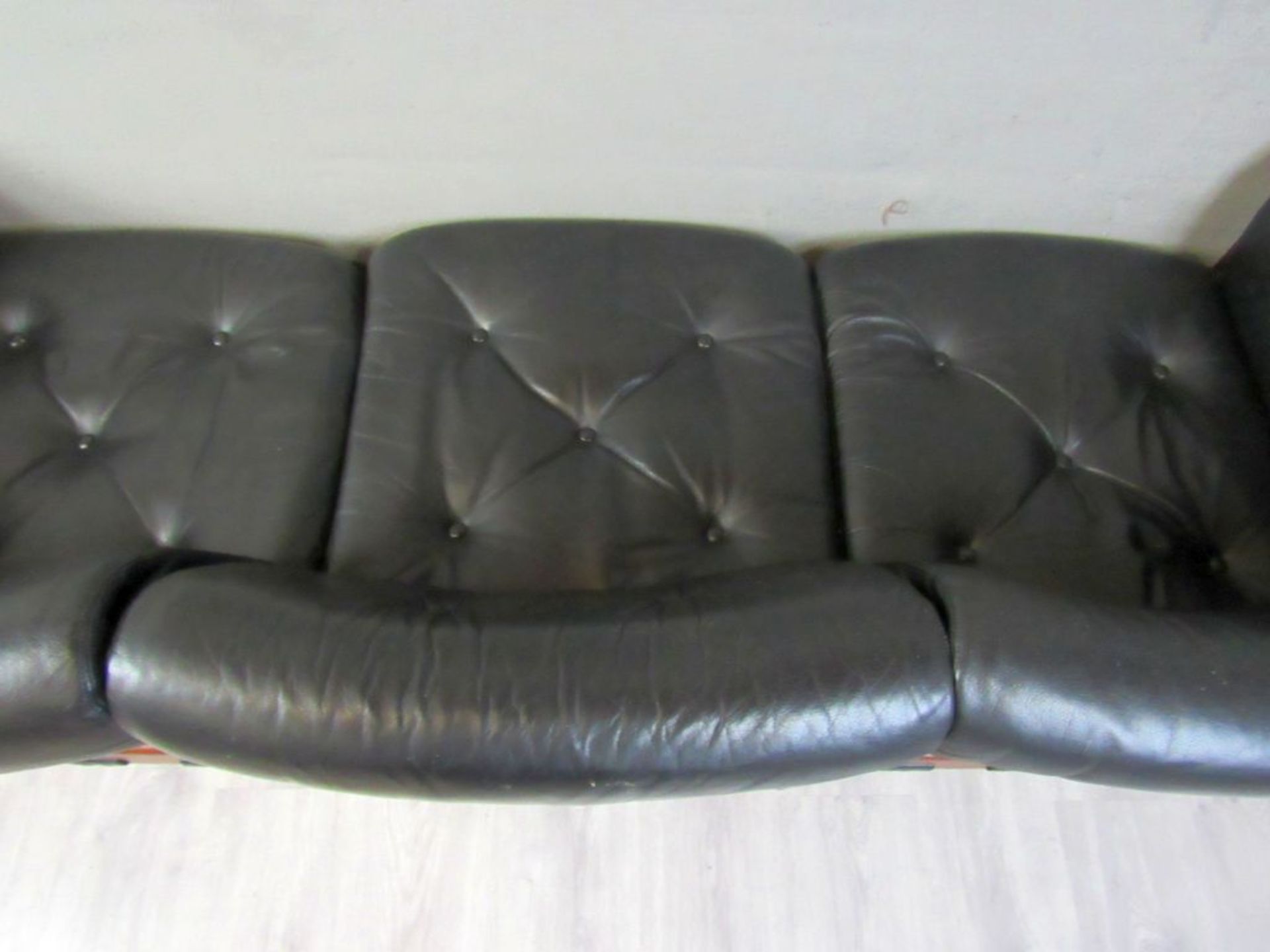 Designersofa Rosewood Leder schwarz - Image 8 of 8