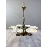 Art Deco Deckenlampe 6 flammig