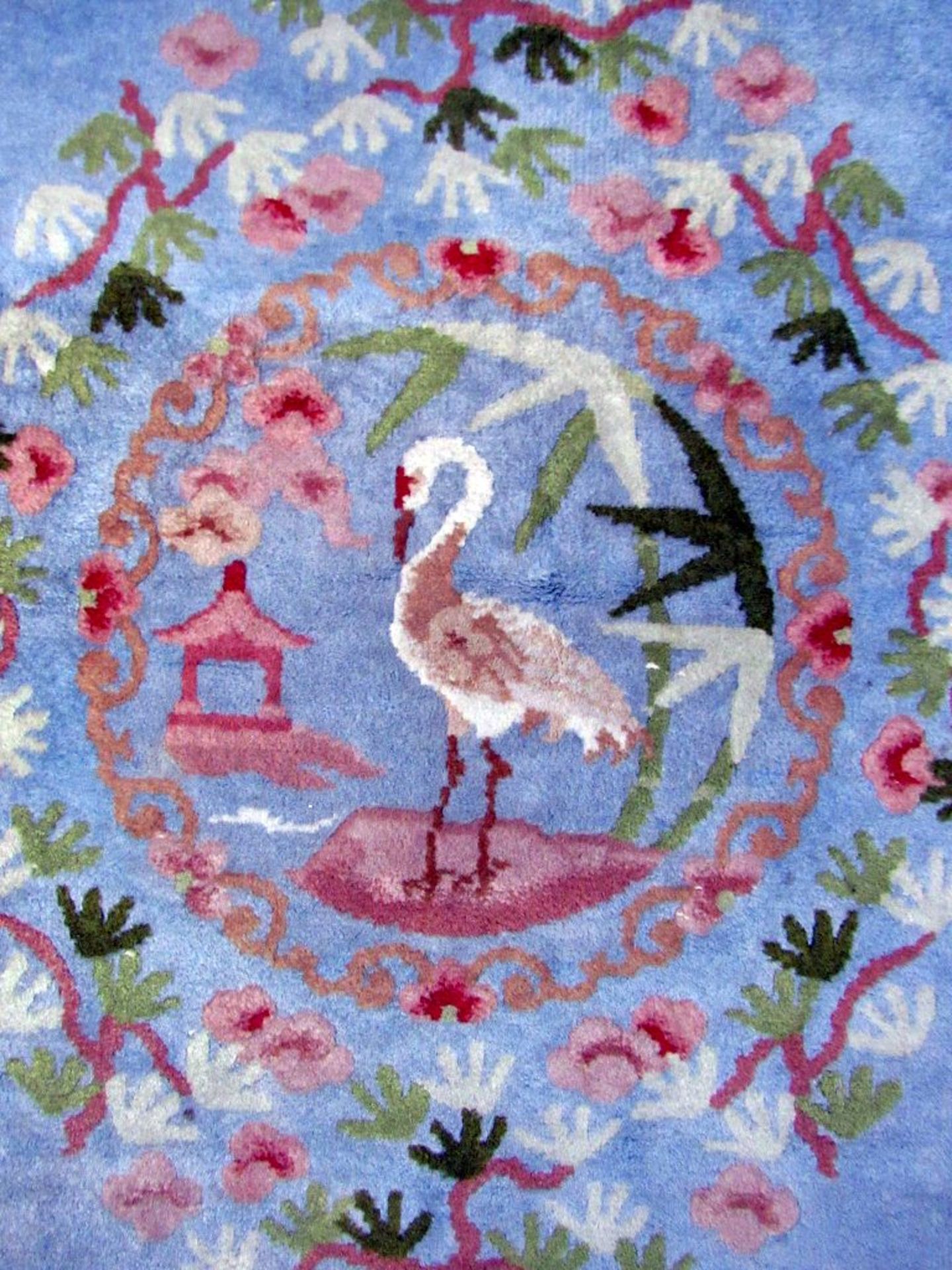 Handgeknüpfter Teppich asiatisches - Image 2 of 9