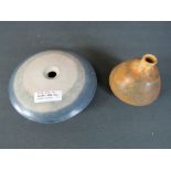 Zwei Keramikvasen Worpswede 10cm und
